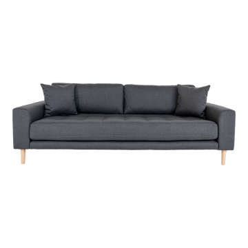 House Collection Canapé 3 Places Milo Gris Foncé