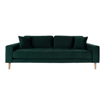 House Collection Velvet 3-zitsbank Milo Donker Groen