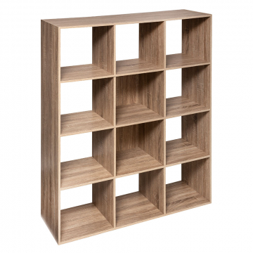 Eazy Living Boekenkast Vakkenkast 12 Vakken Orion Hout