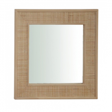 Stylezy Miroir Mural Josephine Ø 60 cm Naturel