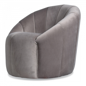 Stylezy Velvet Fauteuil Annabelle Taupe