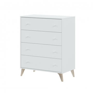 Pato Commode 4 Lades Owen Wit