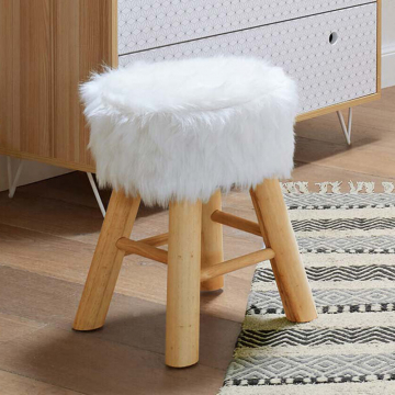 Eazy Living Tabouret Brilly Blanc