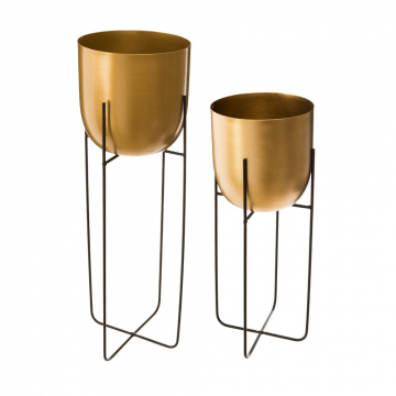 Eazy Living Plantenstandaard Set Olivia Goud