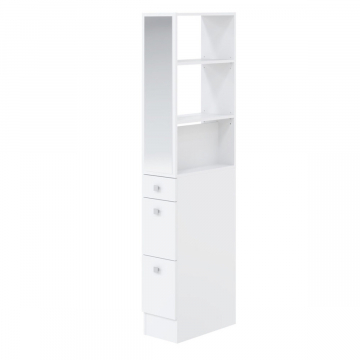 Interia Armoire à Colonnes Luna Blanc