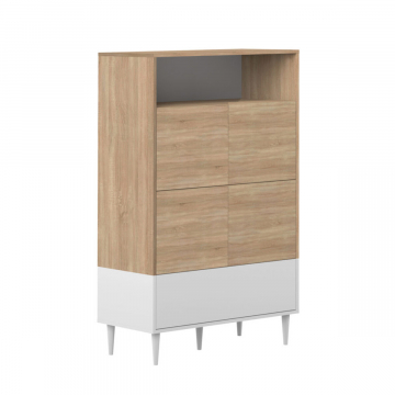 Interia Dressoir Kaya Wit - Eik