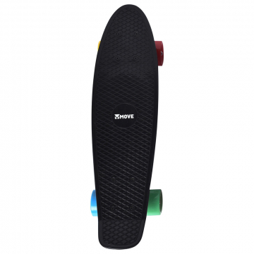 Move Skateboard 22" Old School Retro Board Black