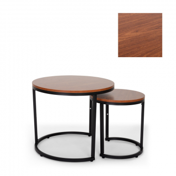 Baytex Table Gigogne Set Seren - Ø 40 cm - Ø 60 cm