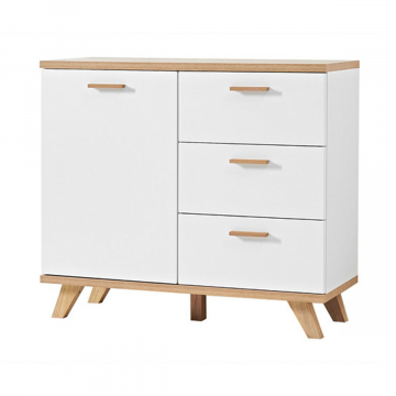 Vendomo Armoire Buffet Oscar Blanc - Bois