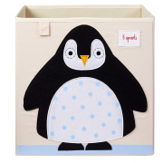 3 Sprouts Spielzeug Aufbewahrungsbox Pinguin