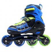 Move Inline Skates Fast Boy Maat 30-33 Blauw - Groen