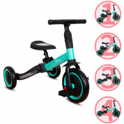 Billy 4en1 Vélo Draisienne Tricycle Évolutif pour Enfants Fresa Turquoise