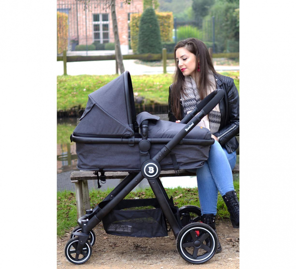 Kinderwagen Otto 3 in 1 Dusty Black | Baninni