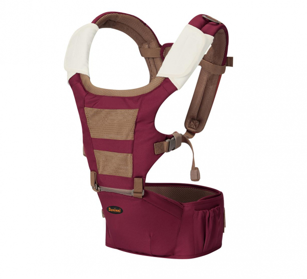 Baninni Porte Bébé - Hipseat Porta 3-En-1 Rouge - Zesso - Porte-bébés