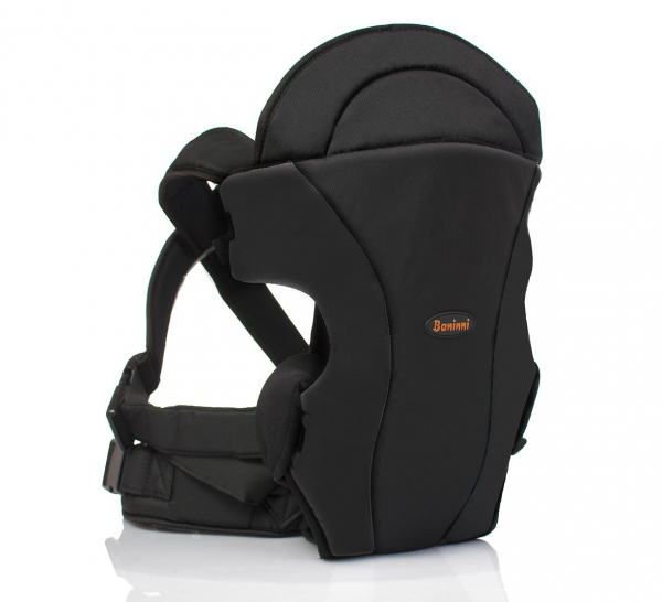 Baninni Porte Bébé - Sacco 2-In-1 Noir - Gris - Zesso - Porte-bébés