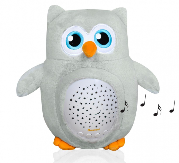 Baninni Veilleuse Projecteur Bebe Hibou Gris Zesso Veilleuses Lampes Et Reveils