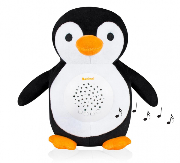 Baninni Veilleuse Projecteur Bebe Pingouin Noir Zesso Veilleuses Lampes Et Reveils