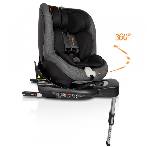 I-size autostoel kopen? Zesso - Baninni autostoel Velio 360° Grijs