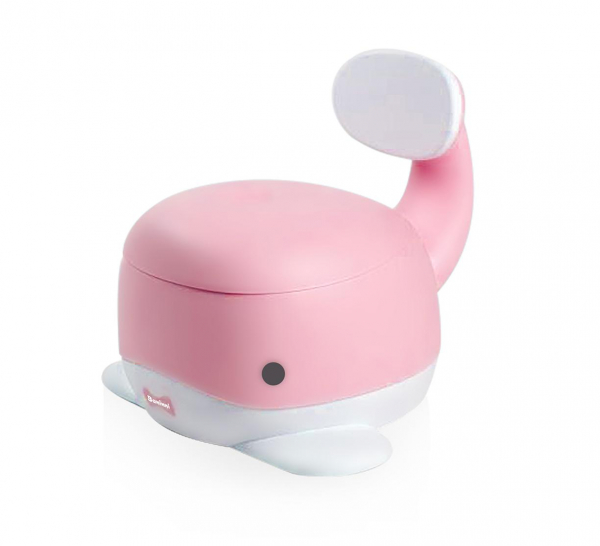 Pot D Apprentissage Bebe Potty Whale Rose Baninni