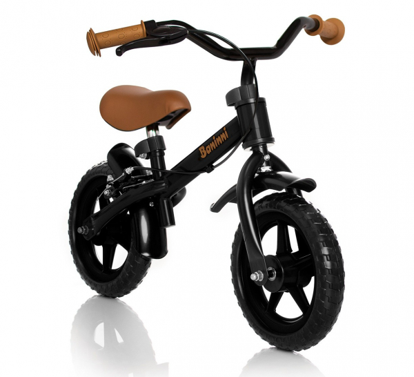 Baninni Draisienne 2 - 3 Ans Wheely Noir - Brun - Zesso - Draisiennes