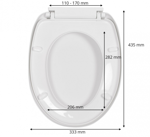 vruchten Spookachtig Voetzool Universele toiletbril kopen? Zesso - Baytex Wc-bril Soft Close