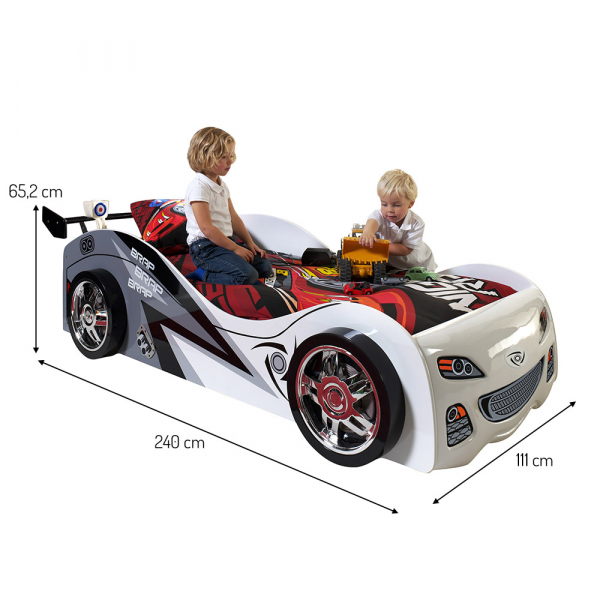 Autobed voor kinderen kopen? Zesso Dream Tree Autobed 90 x 200 cm Vroom