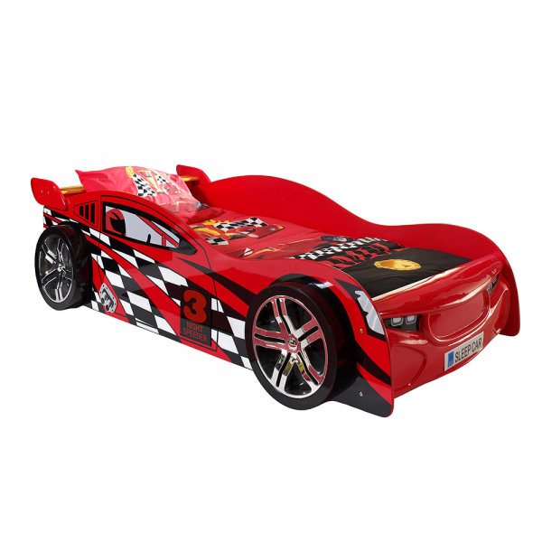 Autobed voor kinderen kopen? Zesso Dream Tree Autobed 90 x 200 cm Race