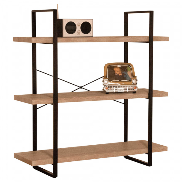 telescoop speler ritme Industriële wandkast kopen? Zesso - FurniStyle open wandkast Occa 3 planken