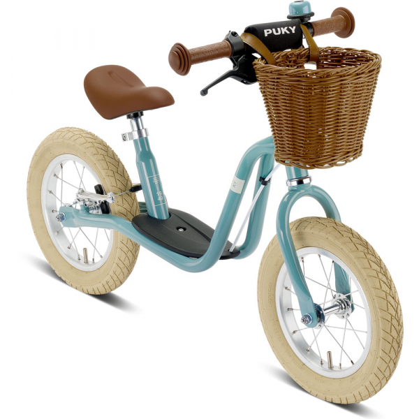 Blauwe retro fiets kopen? Zesso - Puky Loopfiets 3 - 6 jaar LR XL BR  Classic Retro Blauw