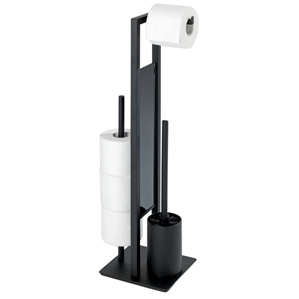 Porte-rouleau de papier toilette Buttler Spray & Smartphone - Noir