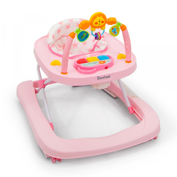 Trotteur Pousseur Bébé - Multi-activités - Couleurs Pastel - Les