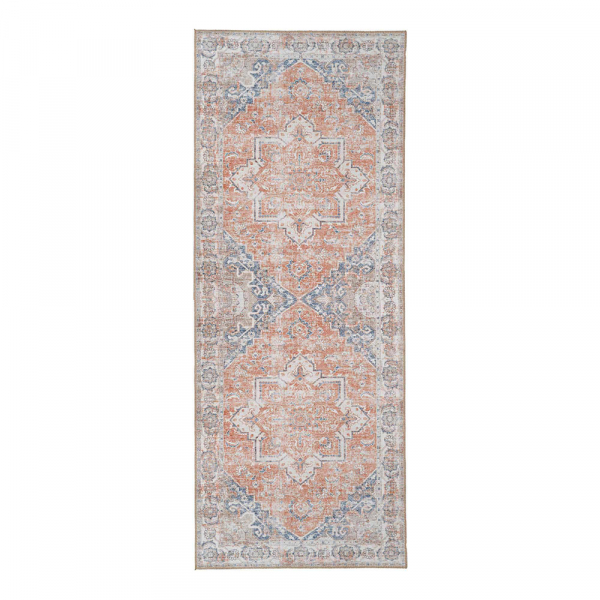 accessoires Minst vriendelijk Loper tapijt kopen? Zesso - House Collection tapijt loper 80 x 200 cm Capri  oranje-blauw