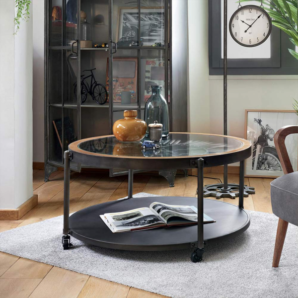 Table Basse Horloge Ø 94 cm | Eazy Living