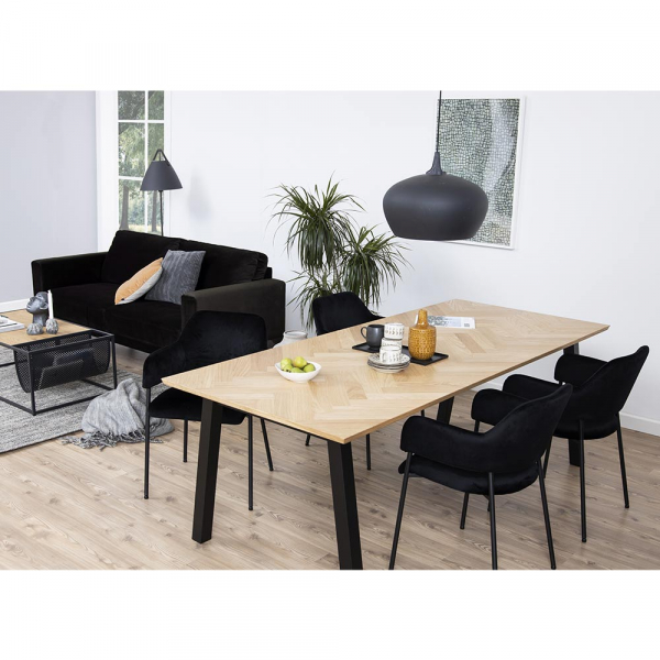 B&D home Eettafel LIVIUS (11218) (wit, 60cm breed) (marmerwit