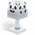 Dalber Lampe de Table Panda Bleu - Glow In The Dark