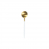 Bama Koffielepel Kyoto Gold White - 12 Stuks