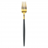 Bama Vork Kyoto Gold Black - 12 Stuks