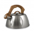 Bama Fluitketel Diamond RVS Hout 3L - Ø 22 cm