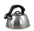 Bama Fluitketel Diamond RVS Zwart 3L - Ø 22 cm
