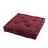 Vloerkussen 60 x 60 cm Bali Bordeaux