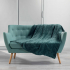 Plaid Blaze 125 cm x 150 cm Petrol Green