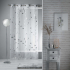Voilage Intérieur 140 cm x 240 cm Fairview Silver Flowers