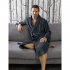 De Witte Lietaer Badjas Gentle Dark Grey - Extra Large