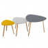 Eazy Living Set Van 3 Tafeltjes Gabriel Mix