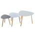 Eazy Living Set Van 3 Tafeltjes Gabriel Multicolor