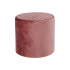 House Collection Pouf en Velours Ø 34 cm Runa Rose