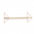 Kid’s Concept Wandplank Metaal En Hout Apricot