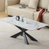 Milton & Oldbrook Salontafel 120 cm Zamora Glanzend Marmer Wit