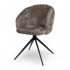 Milton & Oldbrook Chaise de Salle à Manger Pivotante Ruse Brun - Noir