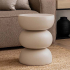 Milton & Oldbrook Bijzettafel Composiet Ø 36 cm Varde Beige